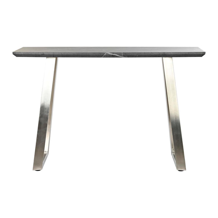 Consolă DKD Home Decor Argintiu Negru MDF Oțel Modern (120 x 40 x 76 cm)
