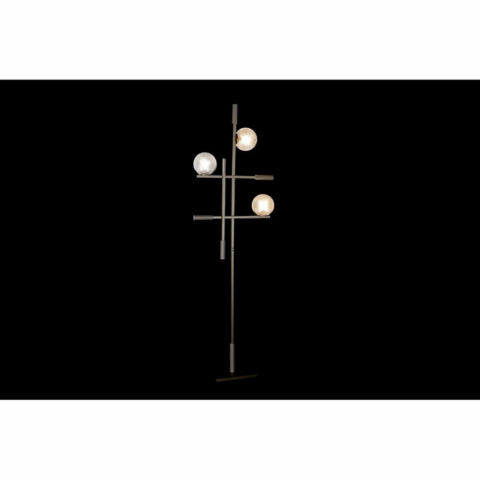 Lampă cu Picior DKD Home Decor Geam Auriu* Metal Modern (55 x 24 x 185 cm)