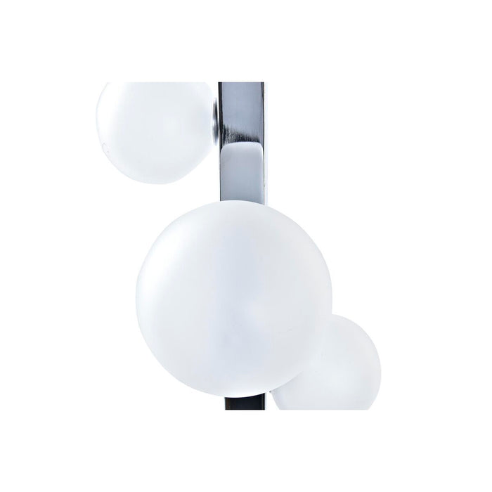 Lampă de masă DKD Home Decor Argintiu Alb 220 V Modern (15 x 15 x 68 cm)