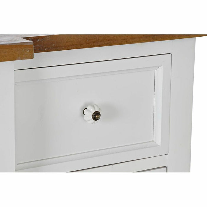 Servantă DKD Home Decor Alb Brad Natural MDF
