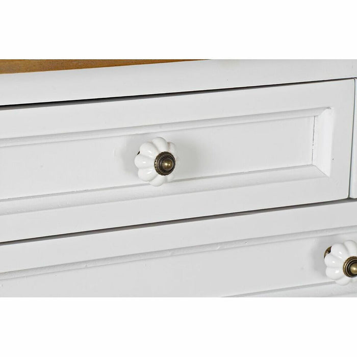 Servantă DKD Home Decor Alb Brad Natural MDF