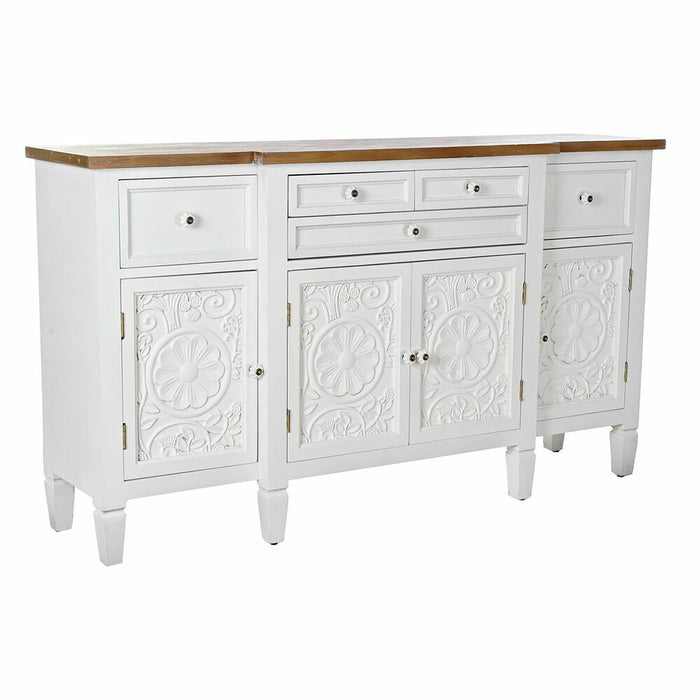 Servantă DKD Home Decor Alb Brad Natural MDF