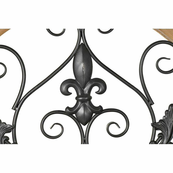 Oglindă de perete DKD Home Decor Natural Metal MDF Ferestre Alb Gri închis (60 x 5 x 138 cm)