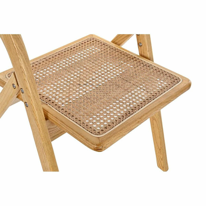 Scaun de Sufragerie DKD Home Decor 53 x 60 x 79 cm Natural Maro Deschis