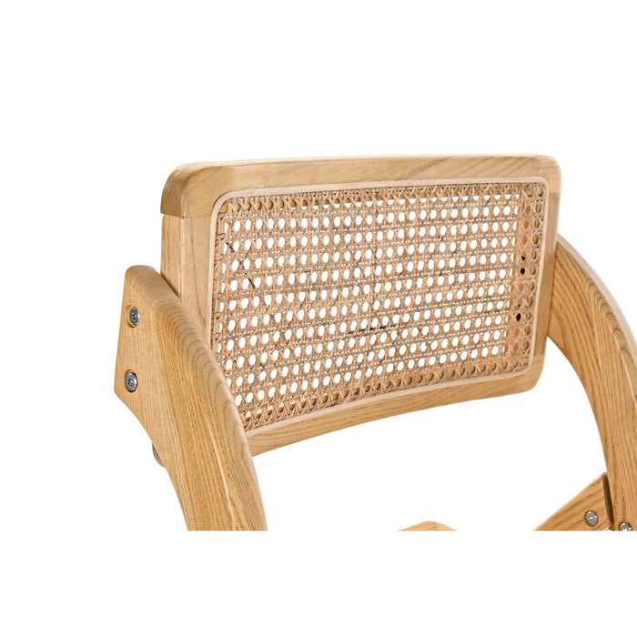 Scaun de Sufragerie DKD Home Decor 53 x 60 x 79 cm Natural Maro Deschis