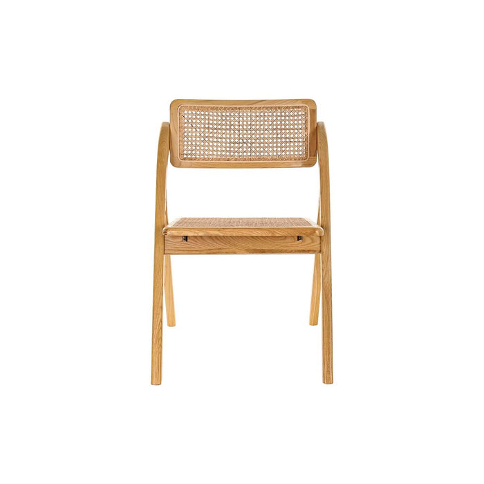 Scaun de Sufragerie DKD Home Decor 53 x 60 x 79 cm Natural Maro Deschis