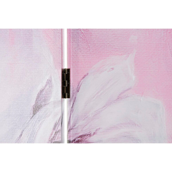 Paravan pliant DKD Home Decor Cric Pânză 120 x 2,5 x 180 cm Pin