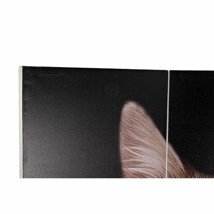Paravan pliant DKD Home Decor Pânză Pin (120 x 2,5 x 180 cm)