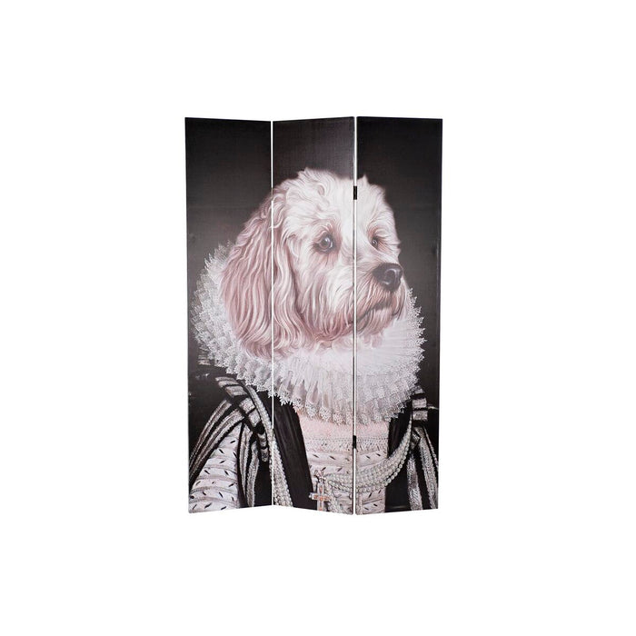 Paravan pliant DKD Home Decor Pânză Pin (120 x 2,5 x 180 cm)