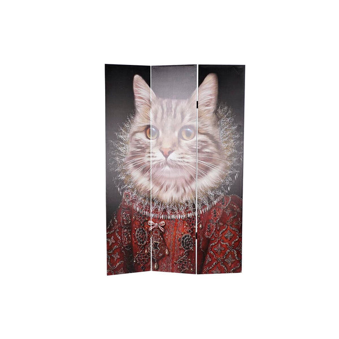Paravan pliant DKD Home Decor Pânză Pin (120 x 2,5 x 180 cm)