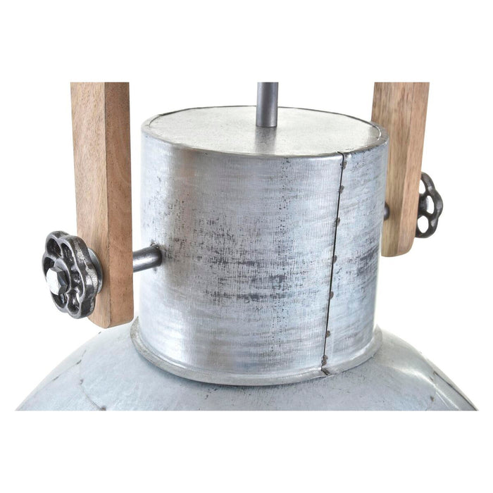 Lustră DKD Home Decor Maro Argintiu Metal Lemn de mango 50 W 40 x 40 x 50 cm