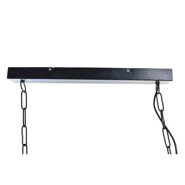 Lustră DKD Home Decor 122 x 29 x 42 cm Argintiu Negru Metal 50 W
