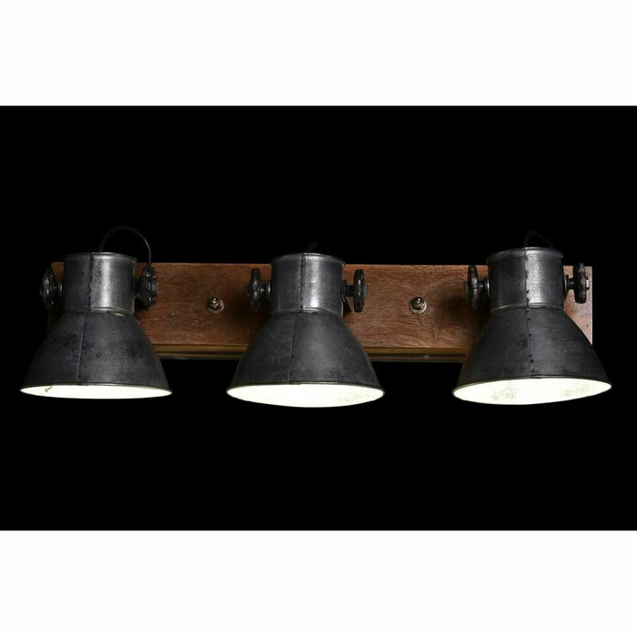 Lampă de Perete DKD Home Decor Argintiu Metal Maro 220 V 50 W (64 x 18 x 26 cm)