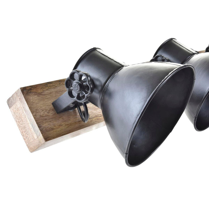 Lampă de Perete DKD Home Decor Metal Lemn de mango 50 W Loft 220 V 64 x 18 x 27 cm