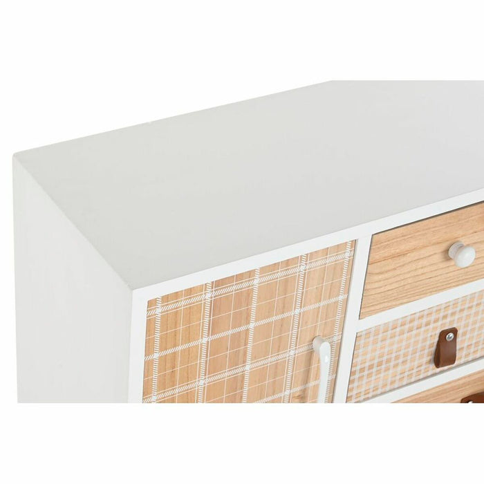 Servantă DKD Home Decor Alb Natural Lemn de paulownia 95 x 26 x 67,5 cm