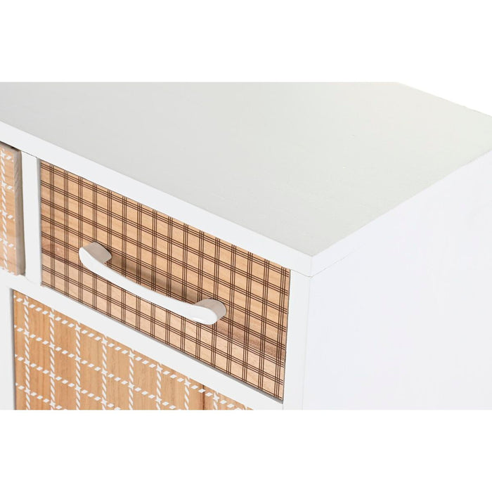 Servantă DKD Home Decor Alb Natural Lemn de paulownia 95 x 26 x 67,5 cm