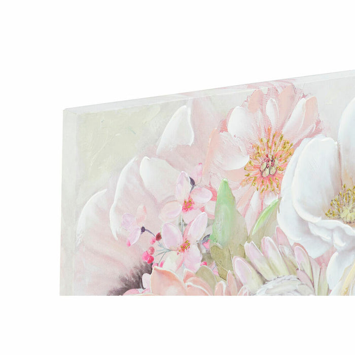 Tablou DKD Home Decor Vază 100 x 3 x 80 cm Shabby Chic (2 Unități)