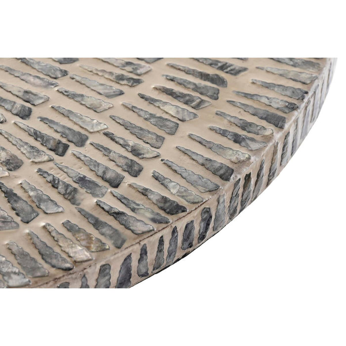 Set de 2 mese DKD Home Decor Bej Gri 76 x 76 x 60 cm