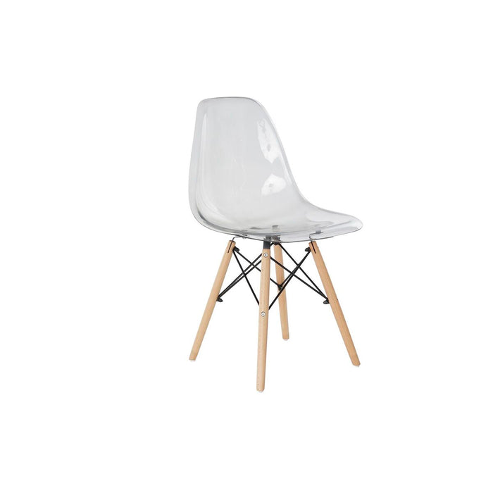 Scaun DKD Home Decor Transparent Natural 50 x 46 x 83,5 cm