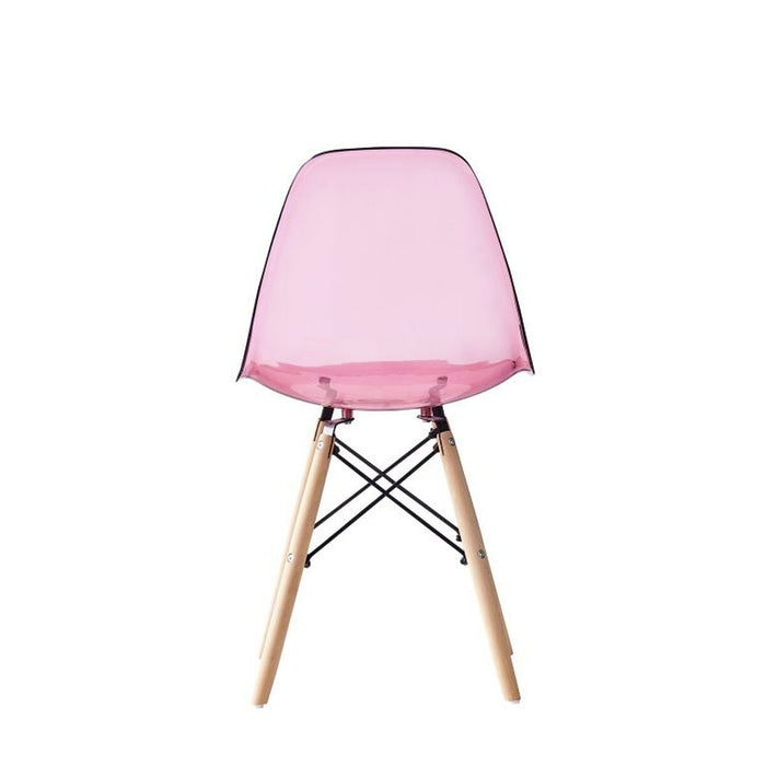 Scaun de Sufragerie DKD Home Decor 44 x 46 x 81 cm Natural Roz 30 x 40 cm