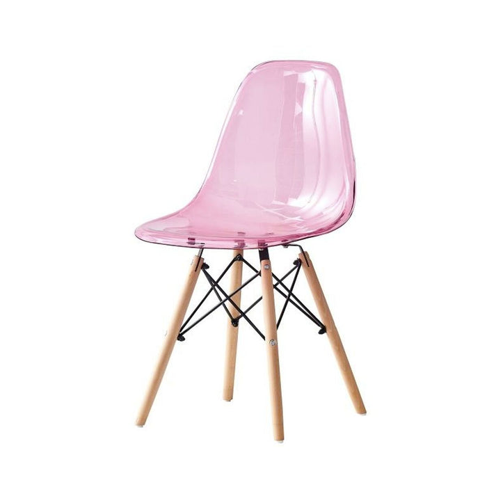 Scaun de Sufragerie DKD Home Decor 44 x 46 x 81 cm Natural Roz 30 x 40 cm