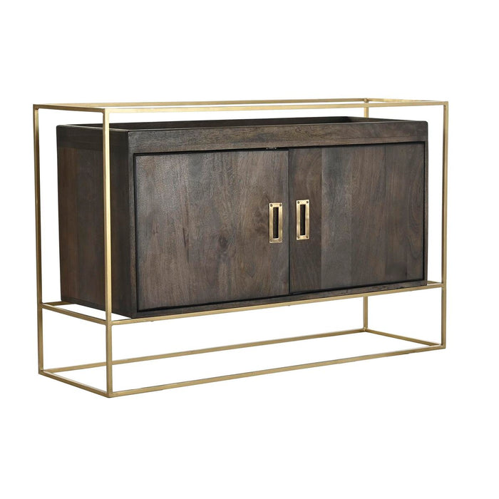 Servantă DKD Home Decor Maro Metal Lemn de mango 122 x 38 x 76 cm
