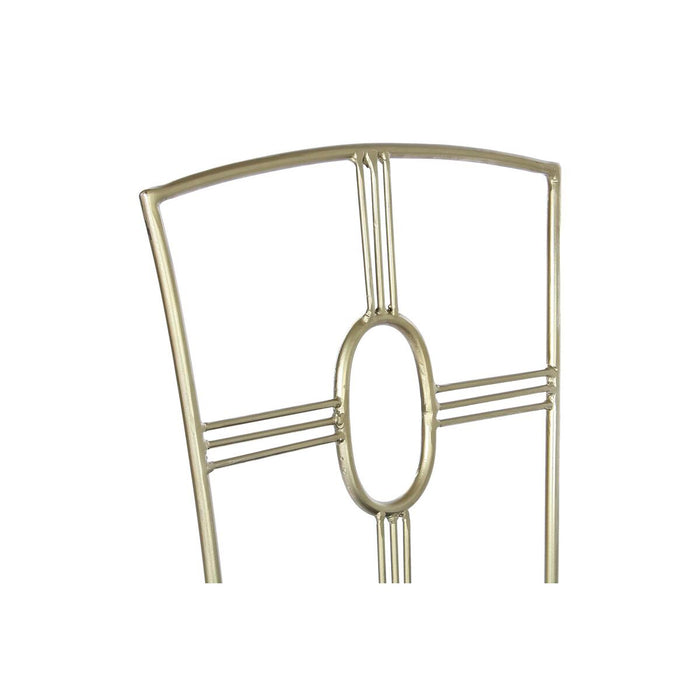 Scaun de Sufragerie DKD Home Decor Albastru Auriu* 45 x 42 x 88,5 cm