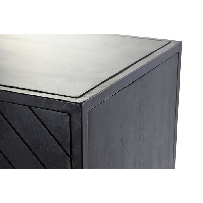 Servantă DKD Home Decor 210 x 45 x 75 cm Negru Metal Lemn de mango