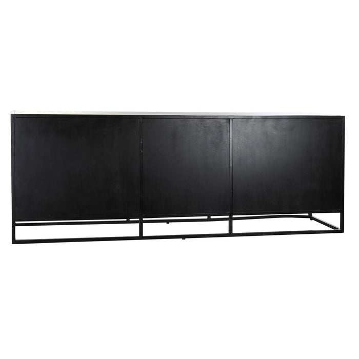 Servantă DKD Home Decor 210 x 45 x 75 cm Negru Metal Lemn de mango