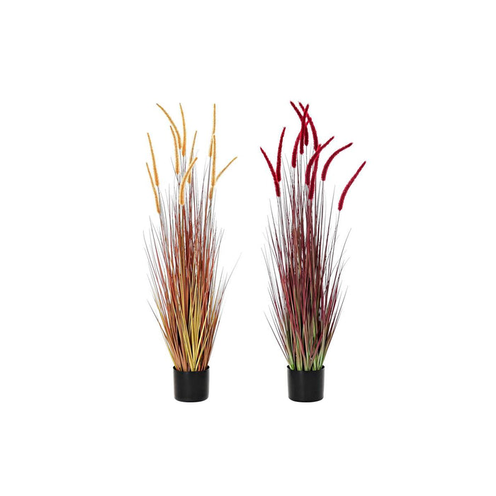 Plantă decorativă DKD Home Decor Portocaliu Polietilenă Bordo PVC 20 x 20 x 120 cm (2 Unități)