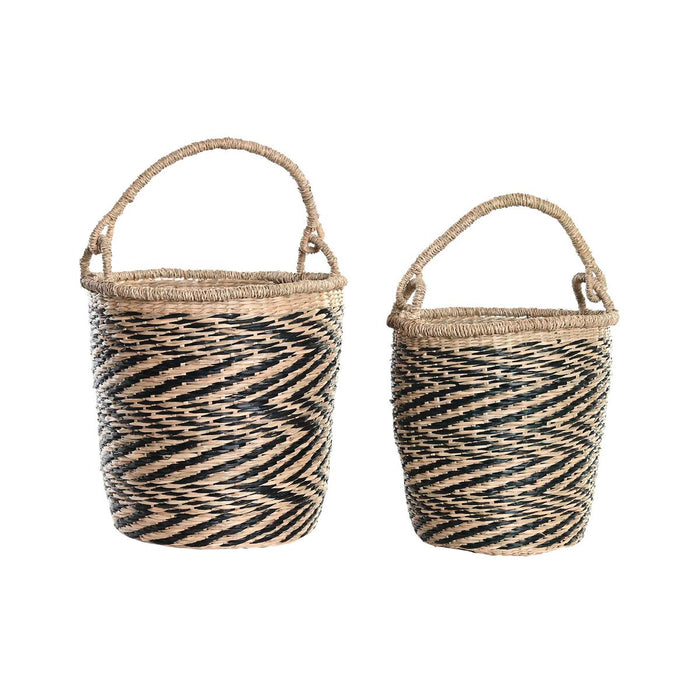 Set de Coșuri DKD Home Decor Colonial (35 x 35 x 36 cm)
