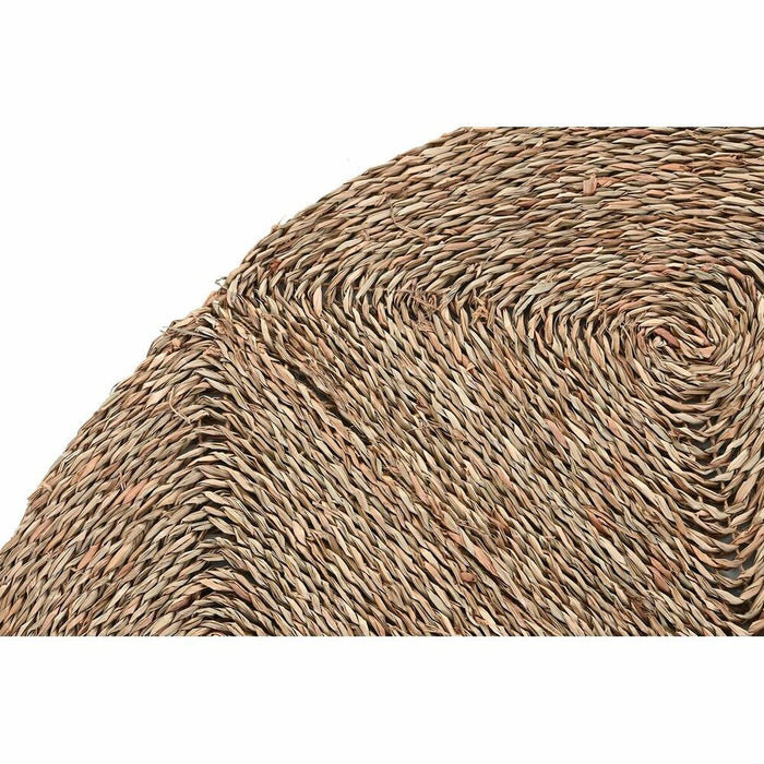 Covor DKD Home Decor 150 x 0,5 x 150 cm Natural Poliester Iarbă de mare