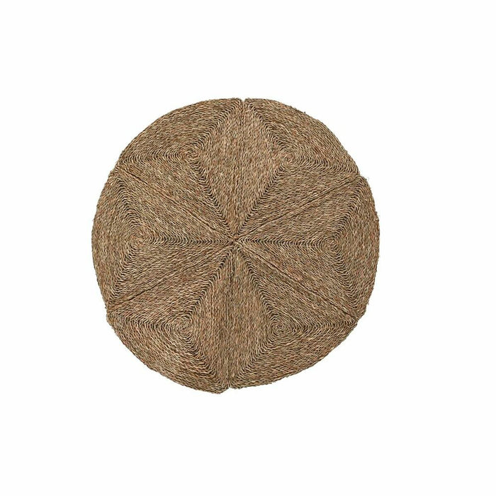 Covor DKD Home Decor 150 x 0,5 x 150 cm Natural Poliester Iarbă de mare