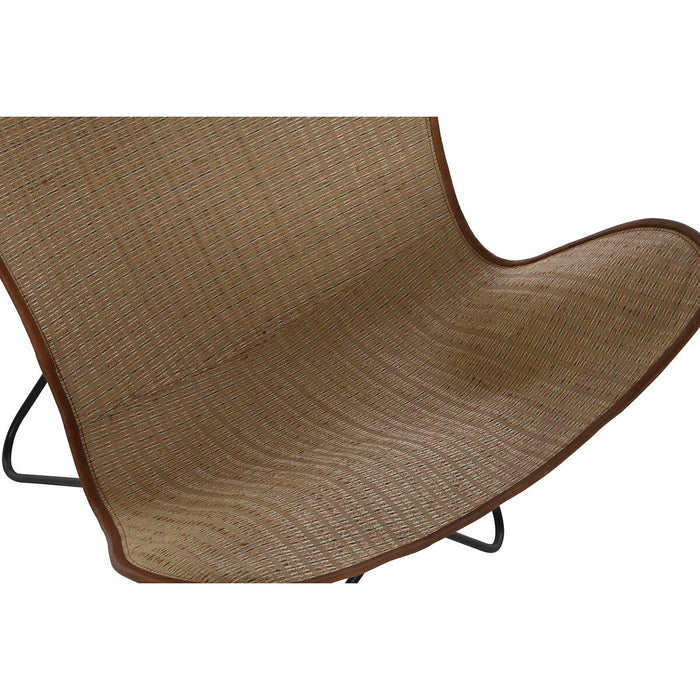 Scaun DKD Home Decor Metal Ratan (74 x 78 x 92 cm)