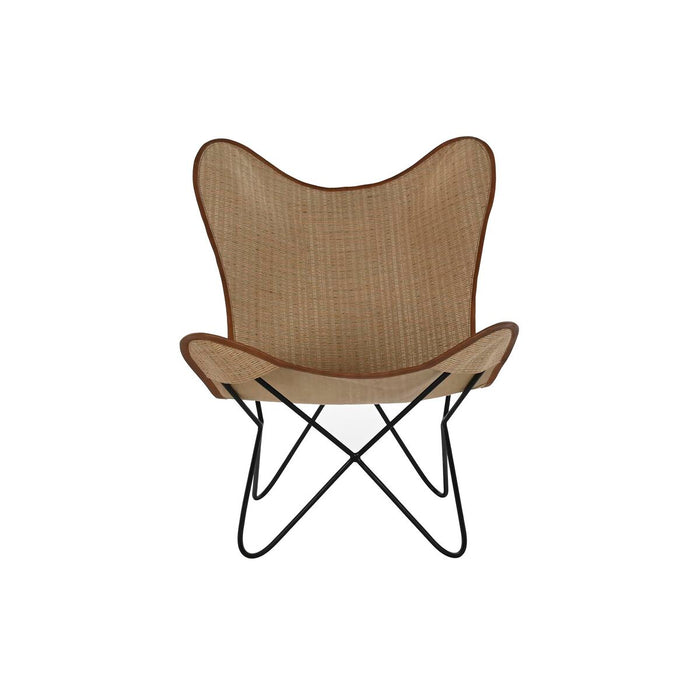 Scaun DKD Home Decor Metal Ratan (74 x 78 x 92 cm)