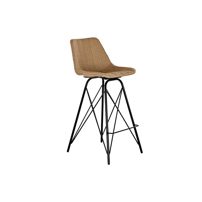 Taburet DKD Home Decor Negru Natural Metal 47 x 56 x 106 cm