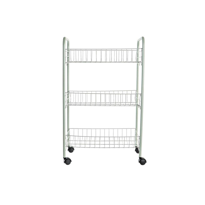 Servírovací vozík DKD Home Decor 40 x 26 x 62 cm Metal Verde polipropilenă