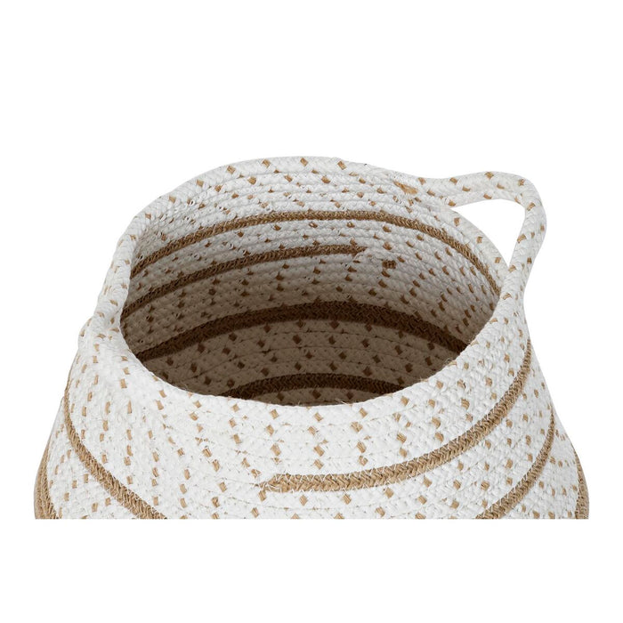 Set de Coșuri DKD Home Decor 40 x 40 x 40 cm Iută Boho (2 Unități)