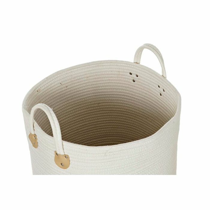 Set de Coșuri DKD Home Decor 40 x 40 x 52 cm Fibră naturală Boho (2 Unități)
