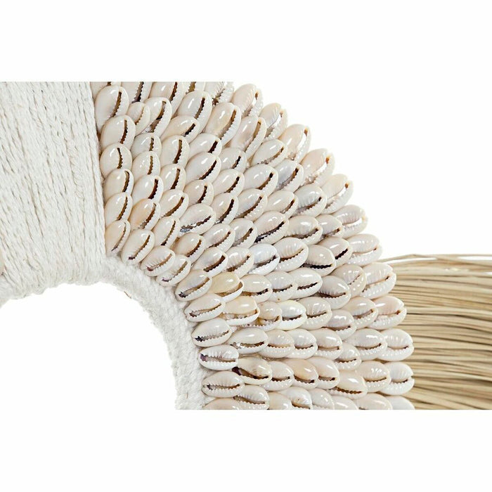 Figură Decorativă DKD Home Decor Natural Negru Fier Iută Etnic (55 x 12 x 53 cm)