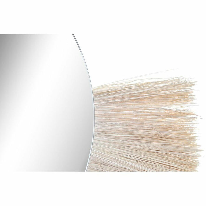 Oglindă de perete DKD Home Decor Geam Natural Iută (70 x 3 x 58 cm)