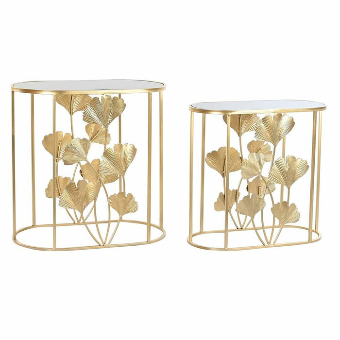 Set de 2 Măsuțe DKD Home Decor Aur Auriu* 61 x 35 x 60 cm