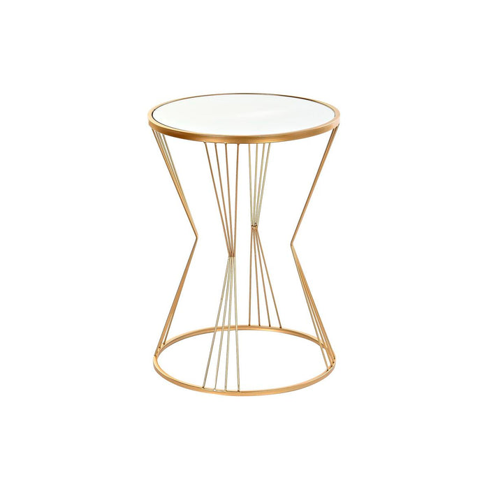 Masa laterală DKD Home Decor Auriu* Metal Oglindă 40 x 40 x 55 cm