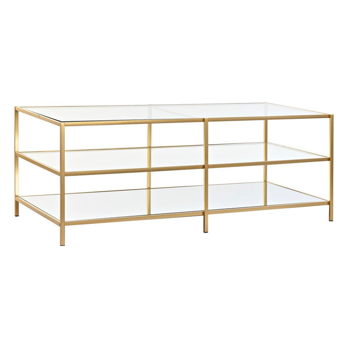 Masa de Cafea DKD Home Decor Auriu* 120 x 50 x 45 cm Oglindă Metal