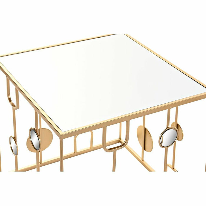 Set de 2 Măsuțe DKD Home Decor Auriu* 50 x 50 x 50 cm