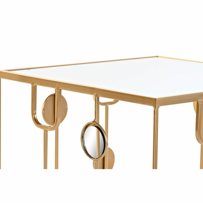 Set de 2 Măsuțe DKD Home Decor Auriu* 50 x 50 x 50 cm