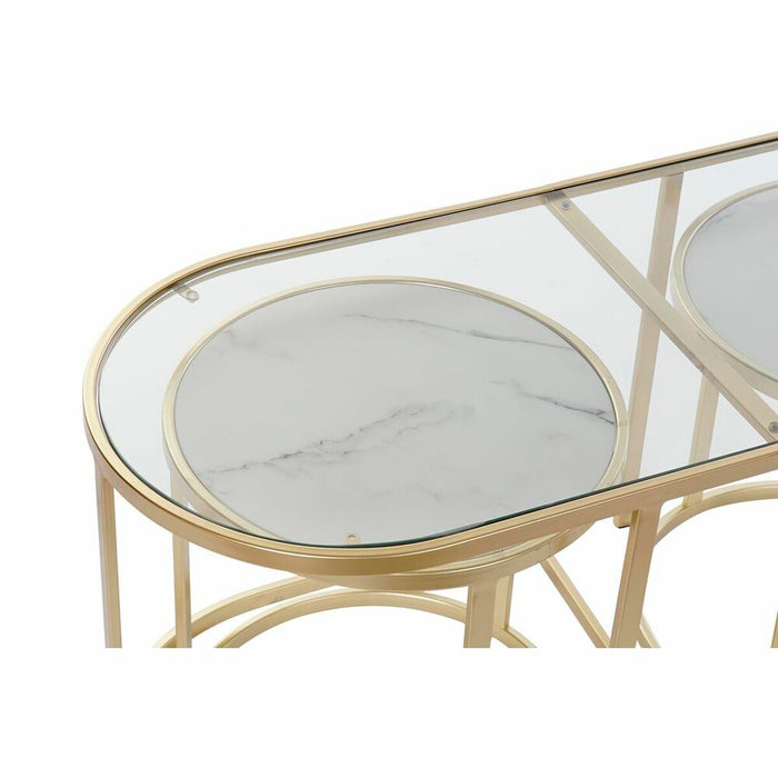 Set de 3 Măsuțe DKD Home Decor Auriu* 100 x 40 x 45 cm