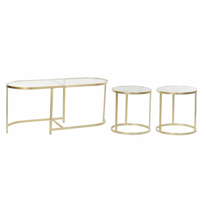 Set de 3 Măsuțe DKD Home Decor Auriu* 100 x 40 x 45 cm