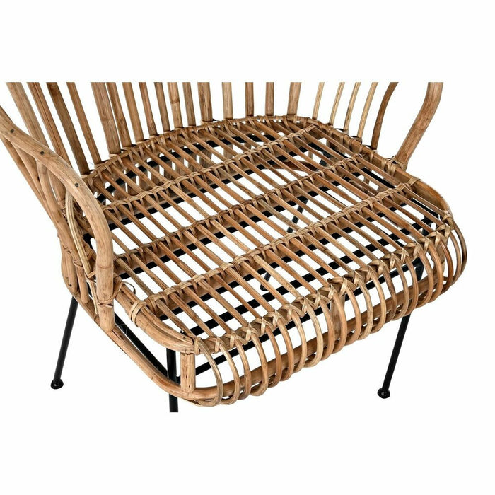Scaun cu Mânere DKD Home Decor Natural 68 x 46 x 106 cm