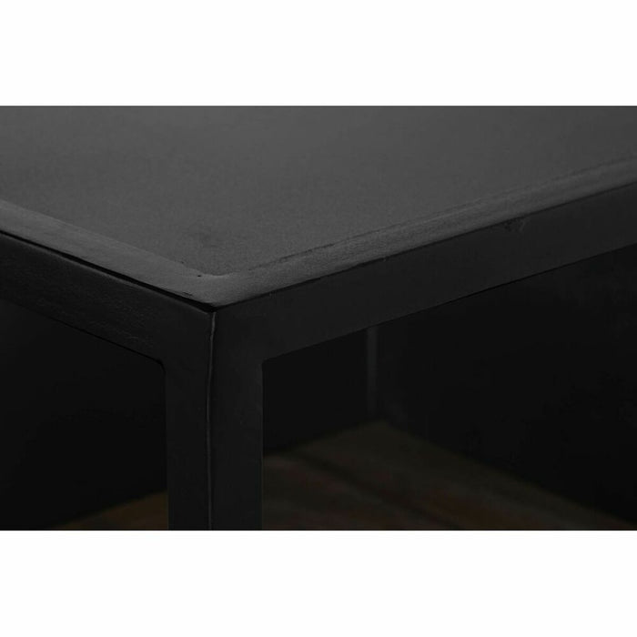 Servantă DKD Home Decor Maro Negru Metal Lemn de mango (145 x 40 x 90 cm)